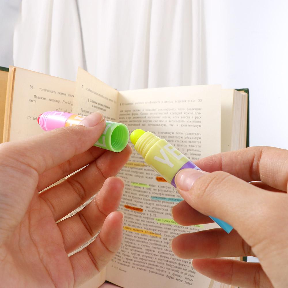 Stitching Student Crayon Color pen Highlighter Marker Pen Solid Fluorescent Pen Painting Pens