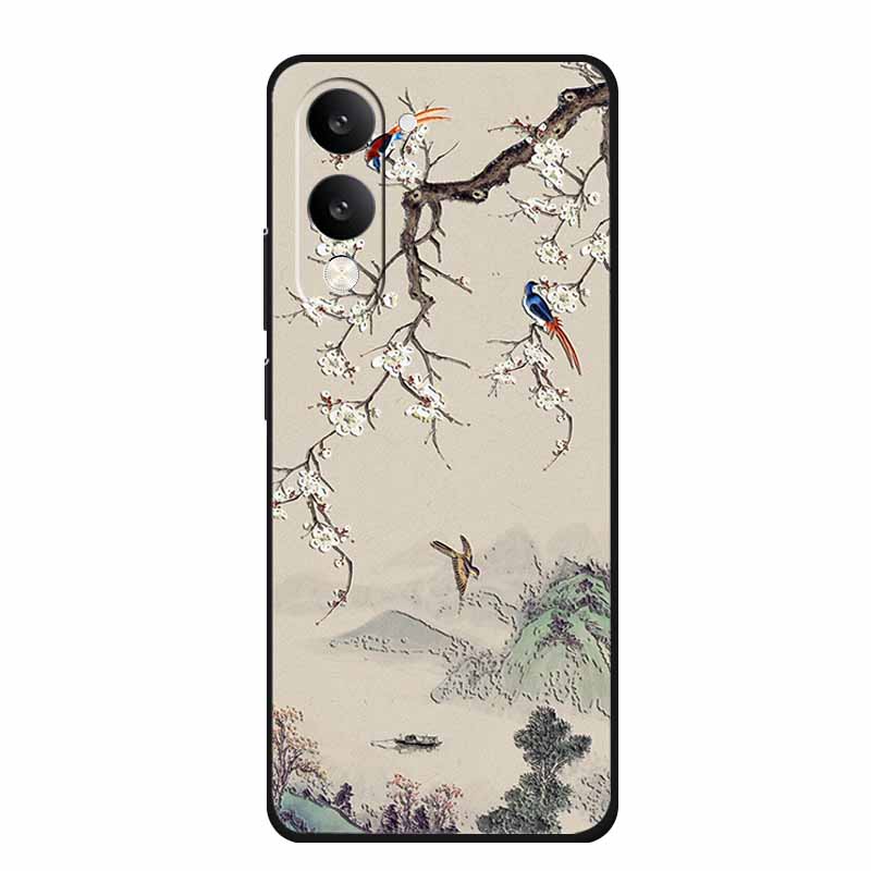 3D Emboss Case For Vivo iQOO Z10 Lite Phone Case Coque Flowers Silicone Soft Back Cover For Vivo Y29S Y29T Y19s GT 5G Case Funda