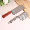 Stainless Steel Crinkle Cut Potato Slicer Wavy Blade Cutter Potato Chopper For Vegetable Chip Making Kitchen Cooking Tool