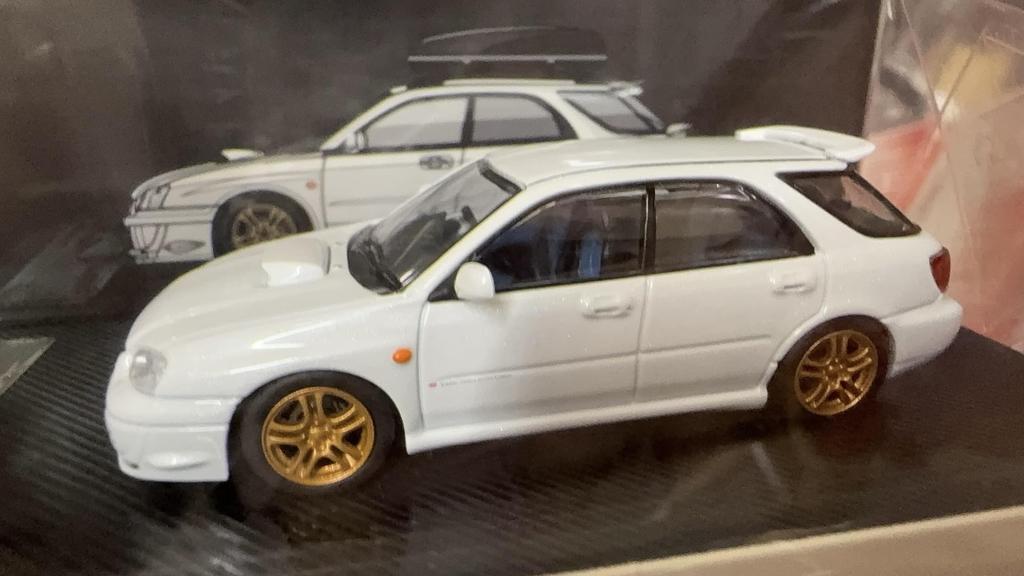Furuya Impreza WRX STI Subaru Impreza Wagon GG 8th Generation White 1/64
