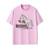 Dont Push The Horses Funny Horse Meme Graphic Tshirt 2026 Men Women Casual Vintage Tee Mens Fitness Gym Short Sleeve Top