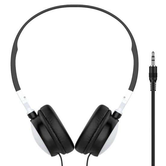 Kabelová skládací 3,5mm HiFi Audio Bass Headset Herní sluchátka pro telefon/tablet