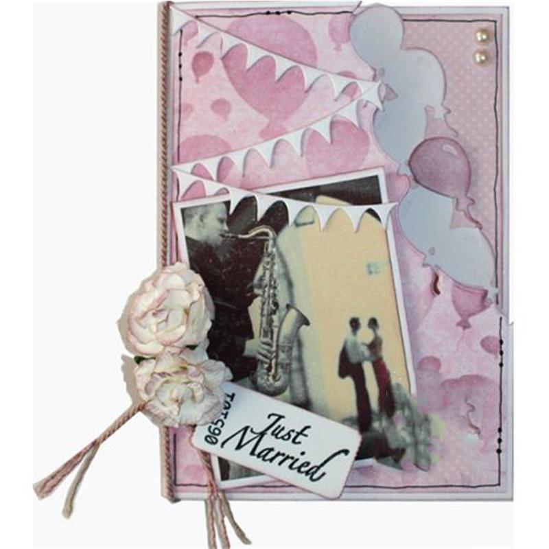 Balloons Die Birthday Metal Cutting Craft Dies Scrapbooking Card Making Embossing Stencil Paper