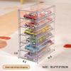 Hot Wheels Toy Display & Storage Cabinet with Compartments - Transparent Box for Small Car Models