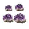 Natural Amethyst Geode Druzy Cluster Specimen Gem Spiritual Lucky Amethyst Bookends Crystal Agate Stone Rocks