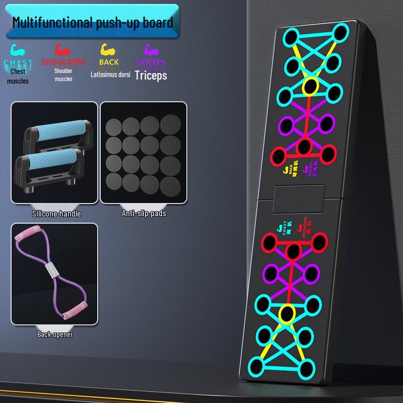 Multifunctional Push-up & Sit-up Bar: Abdominal & Chest Muscle Trainer