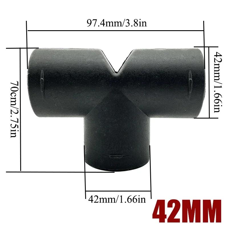 6X 42/60/75/90mm Air Vent Ducting T Piece Y Branch Pipe Connector Joiner Splitter For Webasto Eberspaecher Diesel Parking Heater 6Pcs T 42mm a