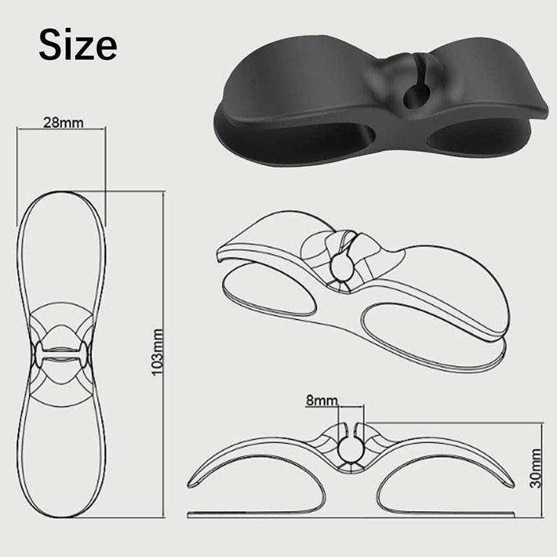 1 Pcs Cord Winder Organizer For Kitchen Appliance Cord Wrapper Cable Management Clip Holder For Air Fryer Coffee Machine Fixer