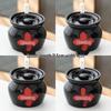 Ruhan 400mL Ceramic Double Boiler Stew Pot Set