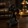 Desktop Decorative Ornaments 3D Printed Female Gladiator Statue, Spartan Woman Warrior Figurine with Cool Armor Shield, Historical Ornament