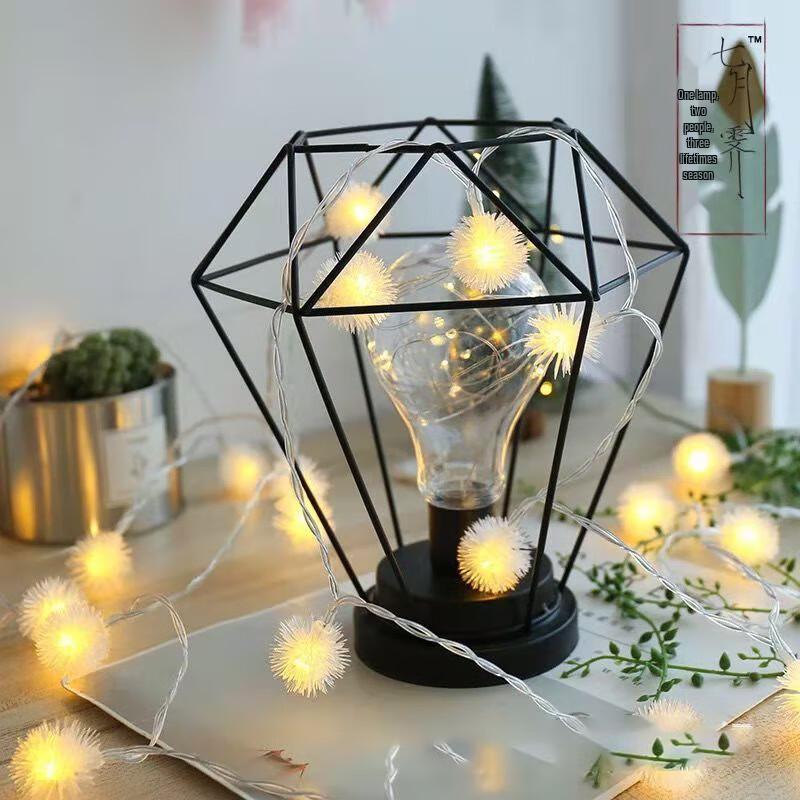 Dandelion Pompom LED Decorative String Lights