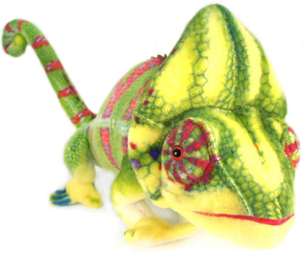 VIAHART [Tiger Tale Toys] Realistic Chameleon Plush Toy 31 Inches (79 Cm) Pet Reptile Crested Chameleon [Official Japanese Product]