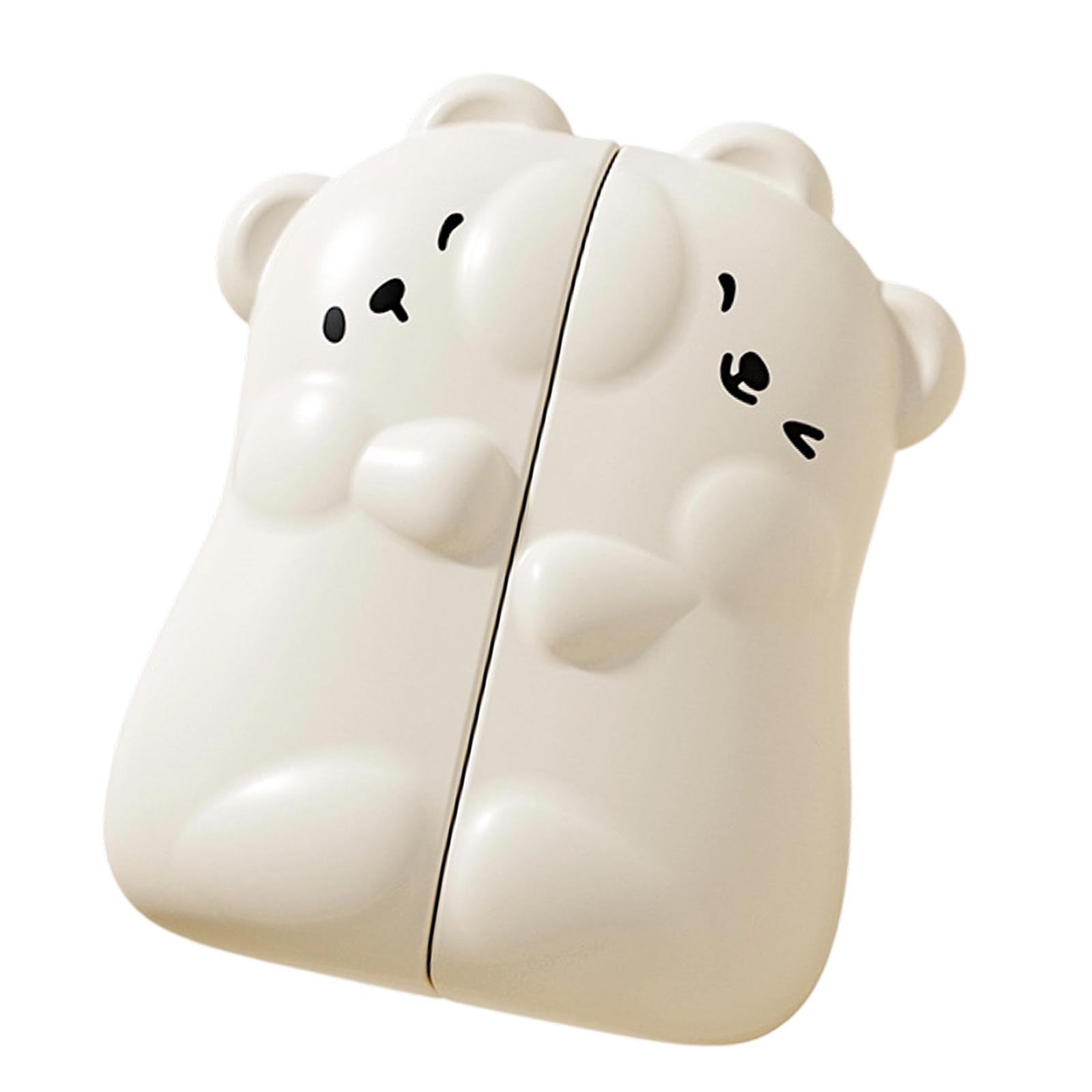 Adjustable Temperature Magnetic Hand Warmer Cartoon Bear Design USB Rechargeable Hand Warming Tool for Cold Weather