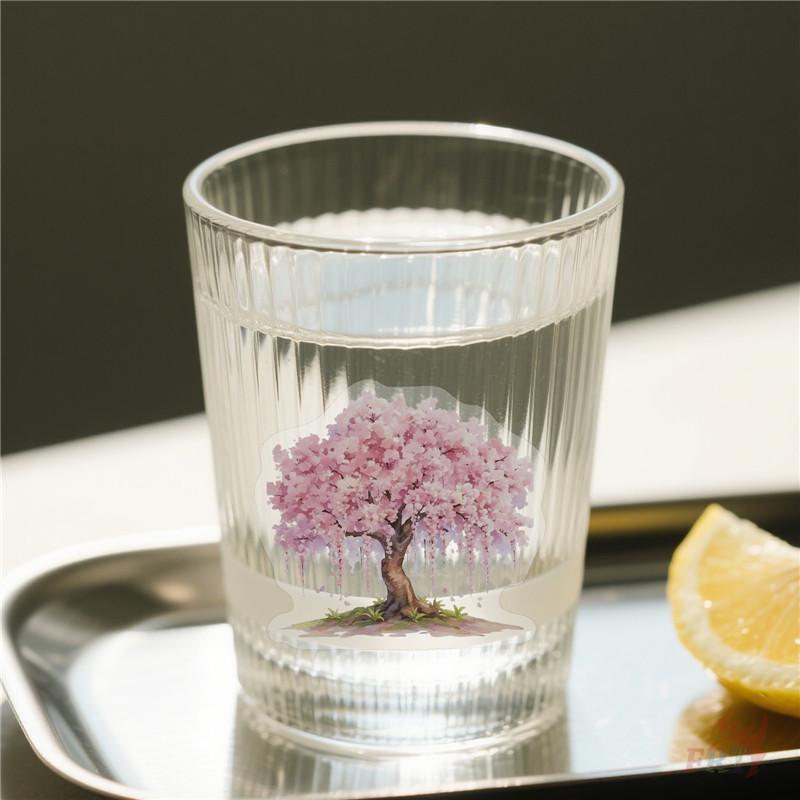 50Pcs/Set Sakura Trees PET Stickers Waterproof DIY Fashion Doodle Decals Stickers