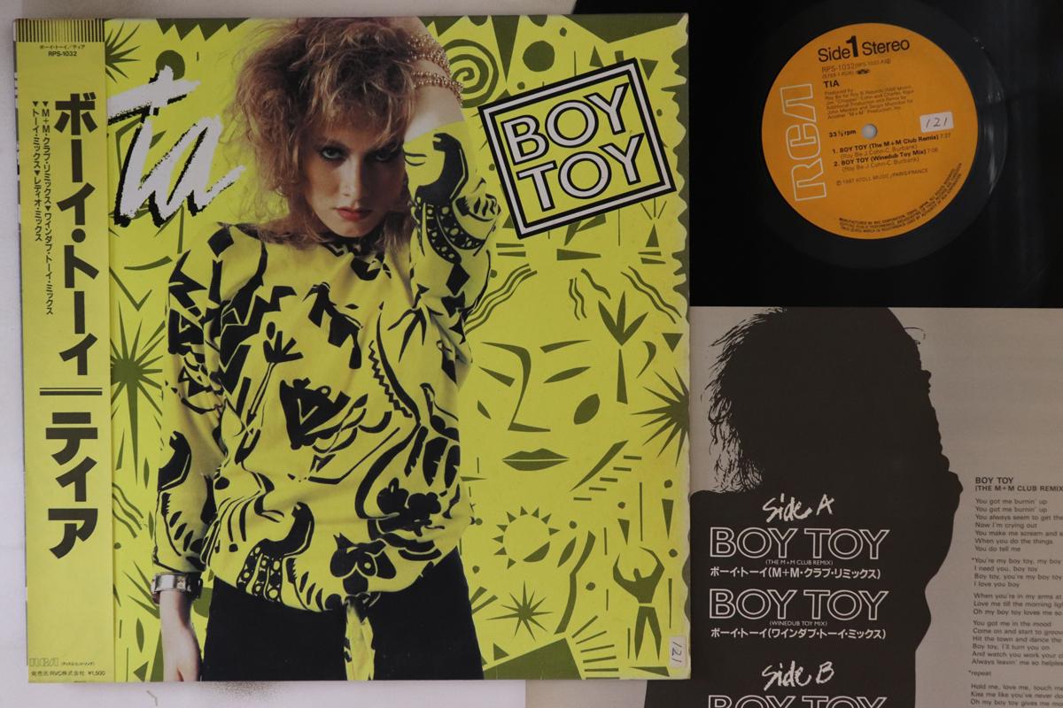 

12-дюймовая пластинка TIA - Boy Toy (Ремикс M+M Club)(Winedu RPS1032 RCA 1987 Япония Оби Танцевальная и Электронная Музыка Б/У