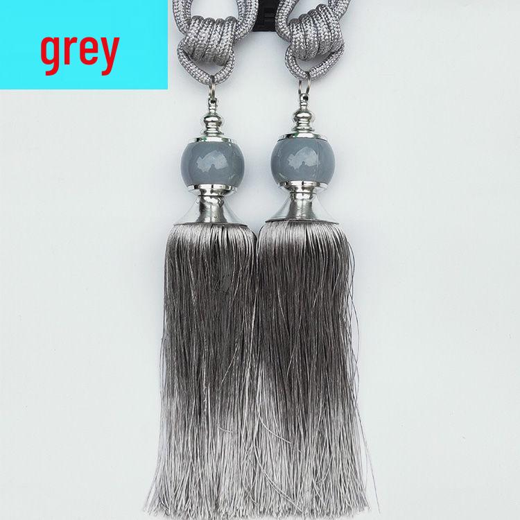 Jade Tassel Fringe Curtain Tie for Living and Bedroom Decor