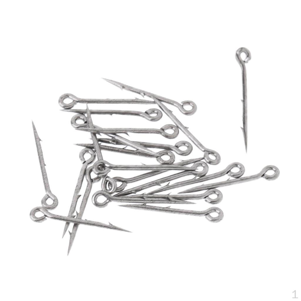 20 Pieces Fishing Worms Hooks Made Of Carbon Steel For Sea