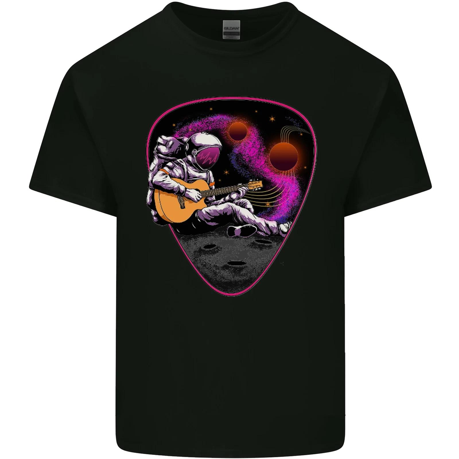 An Astronaut Playing Guitar Space Rock Kids T-Shirt Childrens 2XL
