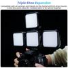 Three-color Clip Ring Flash Rechargeable Photography Lamp New Fill Light  Selfie