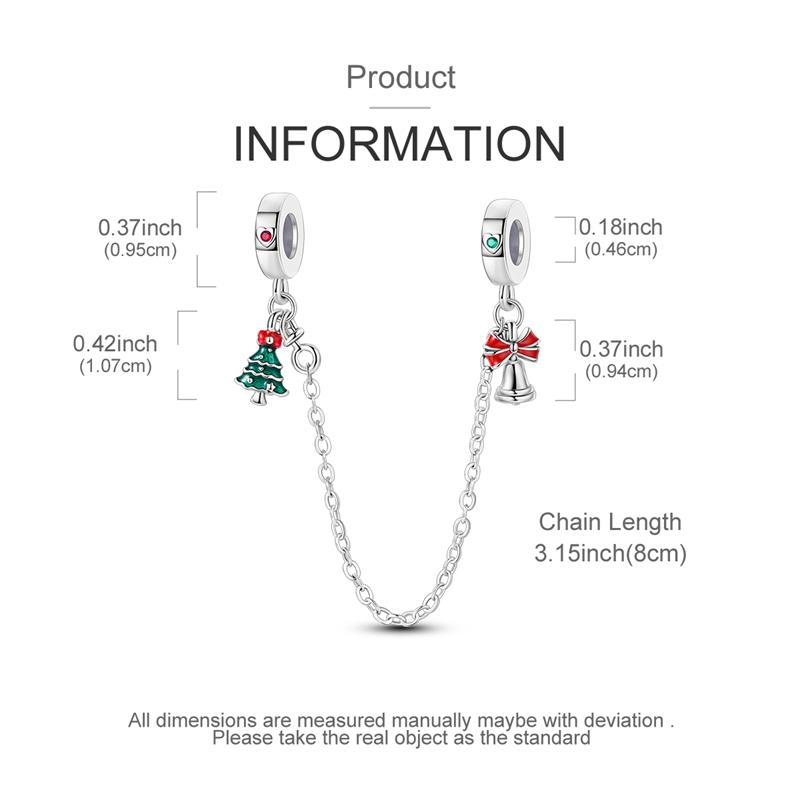 Winter Copper Original Christmas Charms Bead Pendant Fit Original Bracelet Necklace For Women Diy Jelwelry Gift