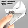 Household Plumbing Wrench 6/8/10/12/15 Inch Adjustable Wrench, Wide Jaw Opening for Forged Alloy Steel Spanner Automotive Home Improvement Garage