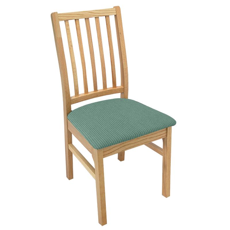 

New Waterproof Chair Cover For Dining Room Spandex Seat Covers Solid Color Elastic Jacquard Fabric Cushion Cover For Home 1 PC