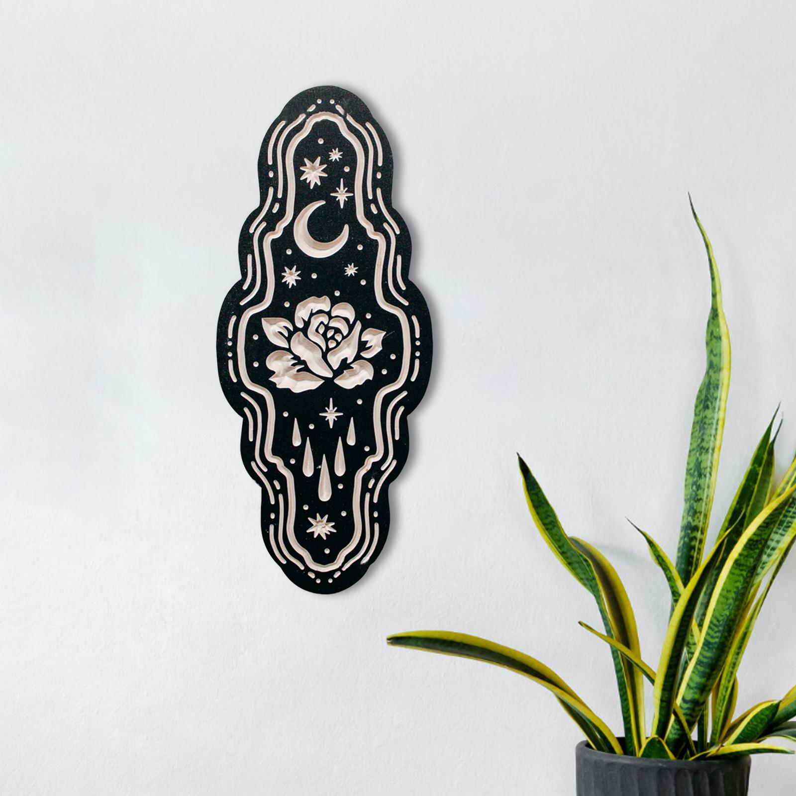 

Хэллоуин Опасные животные и растения Узор Деревянные настенные украшения S винный