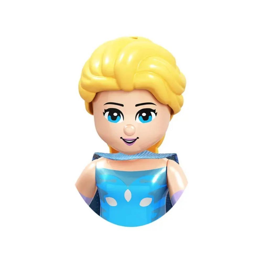 Παραμύθια Πριγκίπισσα Κορίτσι Καλλονή και το Τέρας Σταχτοπούτα Άννα Ολίβια Frozen Μοντέλο Χαρακτήρας Κτίσιμο Μπλοκ Παιδικά Παιχνίδια Δώρα