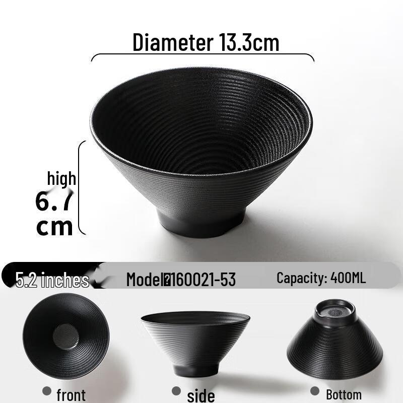 Jijun Commercial High-Temperature Melamine Soup/Ramen Bowls