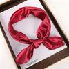 Silk Scarf Soft Breathable Smooth Satin Square Scarf Sun Protection Headscarf Headband Neck Wrap Lightweight Fashion Accessory