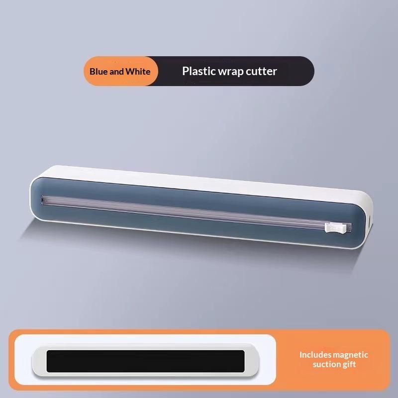 Multifunctional Tear Free Food Wrap Sliding Cutter Suitable for Cling Film & Aluminum Foil Home Restaurant Kitchen Use