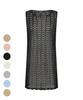 Beverly Hills Polo Club Women'S Summer Scaly Sleeveless Dress 7 Colors Op108