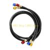 L8RE Pack of 3 Air Conditioning Refrigerants Charging Hoses Air Conditioning Tool