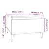 819519 vidaXL Tables d'appoint 2 pcs Noir 50x46x35 cm Bois d'ingénierie