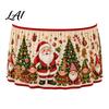 Wrinkle Free Table Cloth for Celebration Christmas Skirt 70.9×29.5 Inch Apron with Santa Gnome Reindeer Buffalo Reusable Cover Dining Plaid