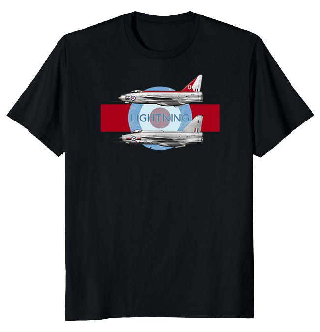 NEW LIMITED English Electric Lightning Vintage Novelty Tee S