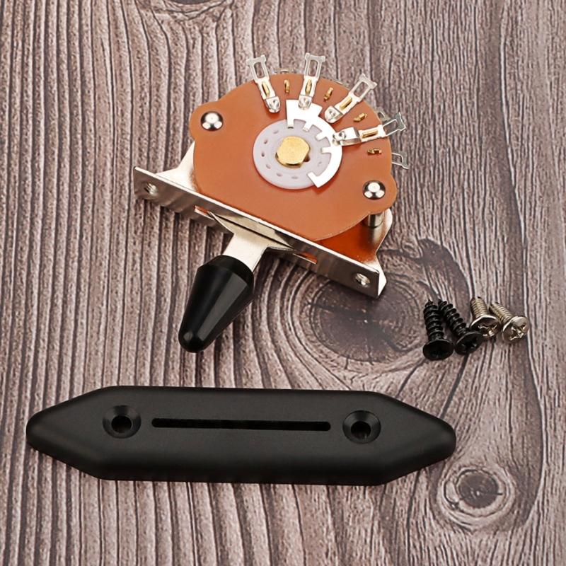 Professional Electric Guitar 5 Way Pickup Selector Electric Guitar 5 Way Toggle Switch with Knob Electric Guitar Switch
