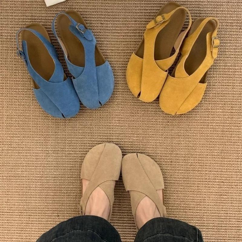 New Women Designer Sandals Flat Low Heel Sneakers Casual Gladiator Barefoot Loafers Slip-on Summer Spring Comfortable Loafers