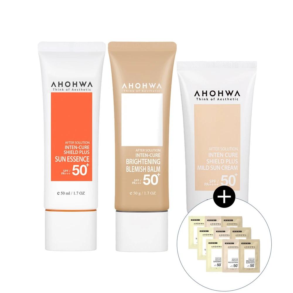 Inten-Cure Brightening Blemish Balm 50g & Sun Essence/Mild Sun Cream 50g (Select 1) Set Sun essence