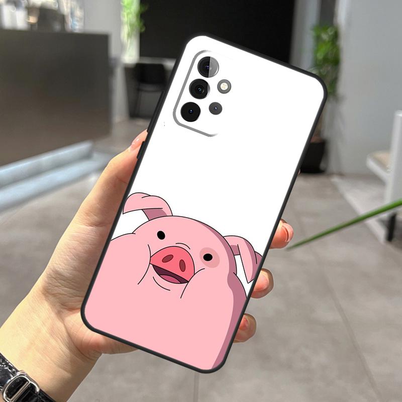 Cute PINK Kawai Pig Case For Samsung Galaxy A52 A32 A12 A56 A36 A54 A34 A14 A05 A16 A26 A13 A33 A53 A15 A35 A55