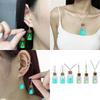 Stilvolle leuchtende Flaschenohrringe Einzigartiger robuster aus Harz gefertigter Schmuck für Damen Halloween Weihnachten Feste