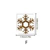 Custom Faux Rust Metal Snowflake Christmas Ornament