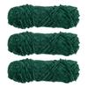 3 Skeins Chenille Yarn Soft Blanket Yarn Polyester Velvet Fancy Fluffy Yarn Knitting for Crochet Weaving Scarf, White