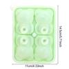 3Pcs Bear Shaped Ice Cube Trays Food-Grade Silicone Ice Mold for Whiskey Cocktails Coffee Juice Easy Release Creative Ice Cube Maker