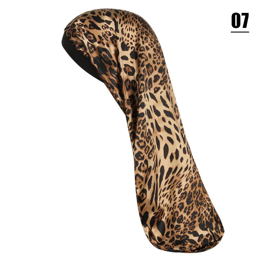 Fashion Hair Care Bonnet Long Satin Hair Band Nightcap Curly Cap Sleep Hats Chemo Cap