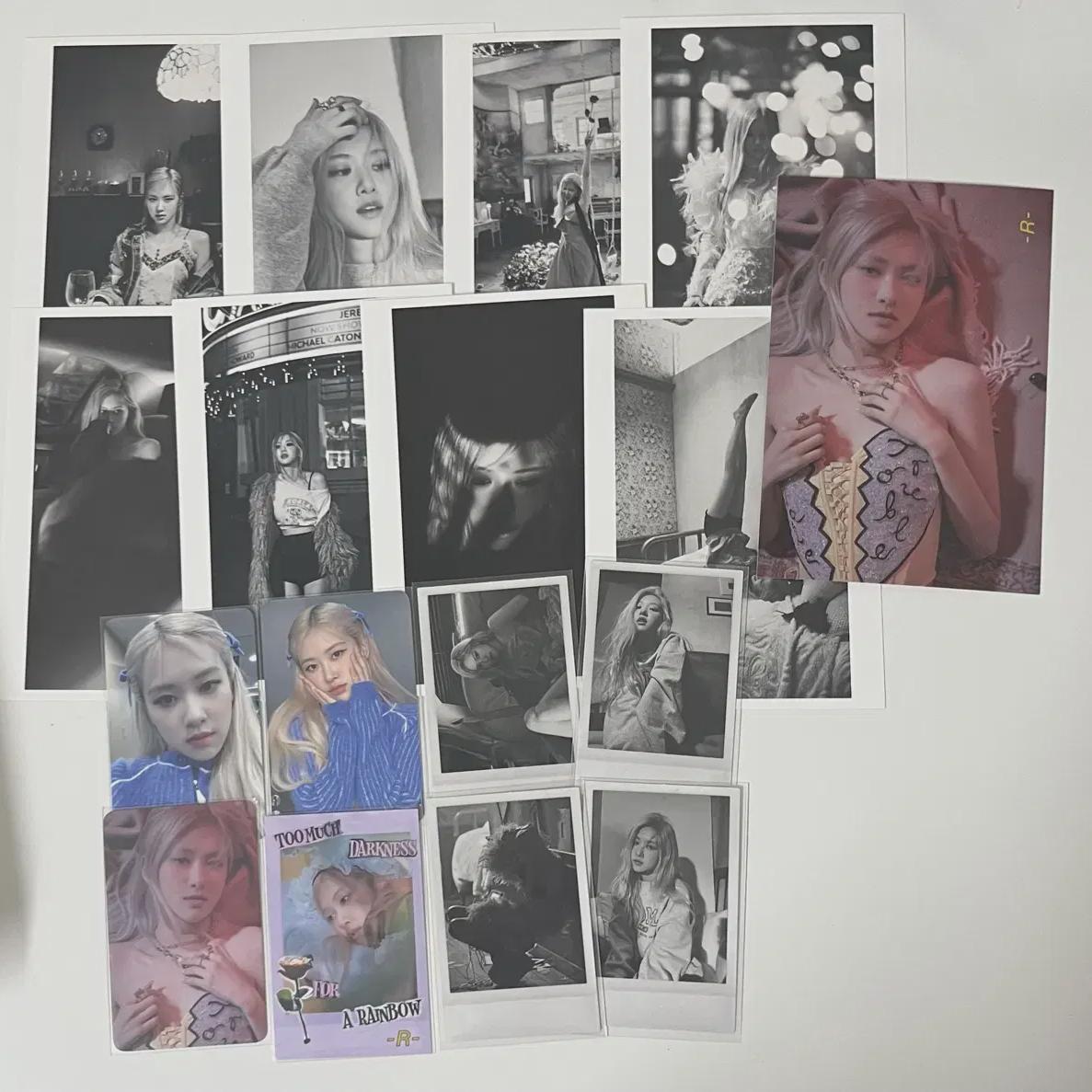 

Blackpink Rose Solo R Photo Card Postcard Batch