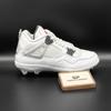 Jordan 4 Retro TD Cleat 'White Cement' HQ0207-106 Men's Size Ship Now