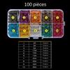 100/ 50Pcs Profile Medium Size Blade Type Car Fuse Assortment 2.5 3 5 7.5 10 15 20 25 30 35A Fuse Set Auto Car Truck