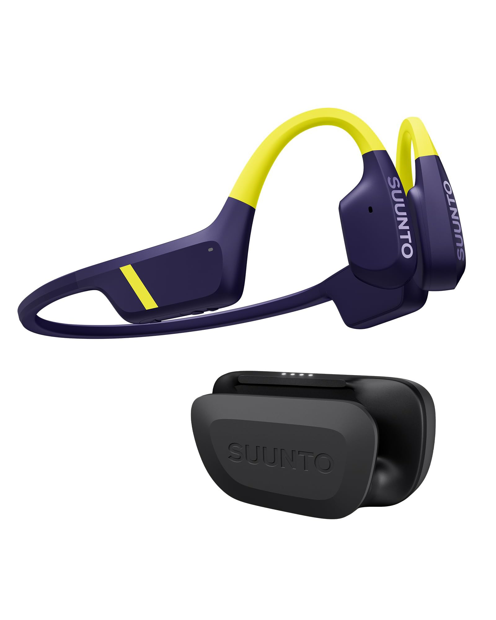 

SUUNTO Bone Conduction Earphones, Open-Ear Earphones with Mic, Bluetooth, for Swimming and Running, IP68 Waterproof and Dustproof, 10 Hours of
