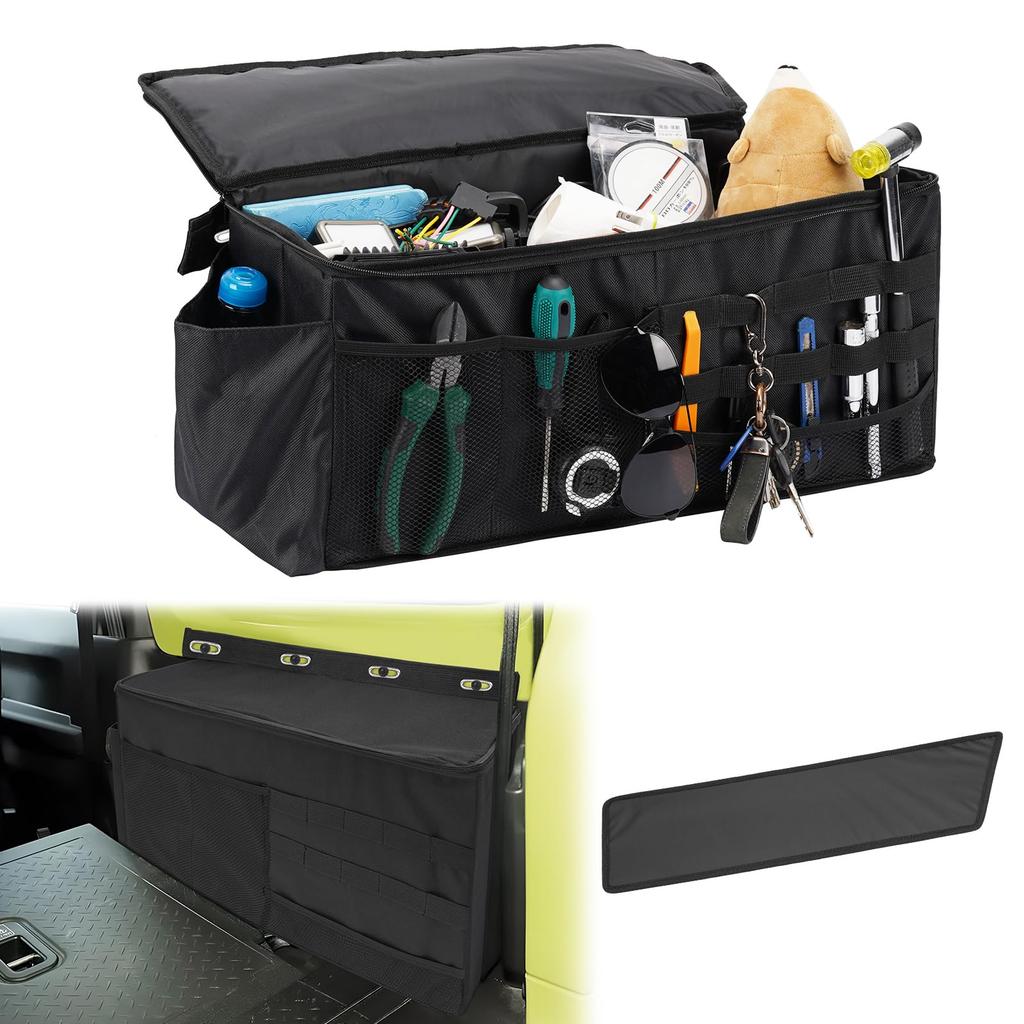 Foldable Storage Box for Jimny Sierra Large Luggage Wash Accessories Increased Easy Installation (JB64/JB74), Capacity, Right-Side Box, Driver's